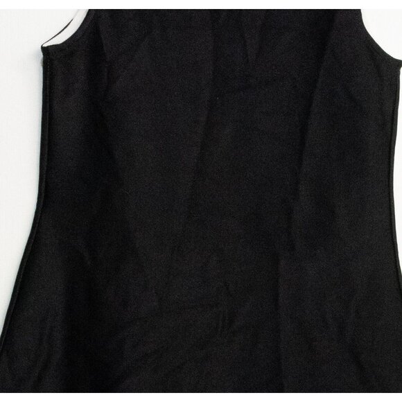 Cheer Kids Girls White Black Jersey Tank Top V-Neck Pullover Colorblock Size 8 - Picture 6 of 6